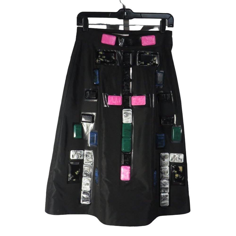 Toga Archives Black Skirt with Colorful‎ Stones